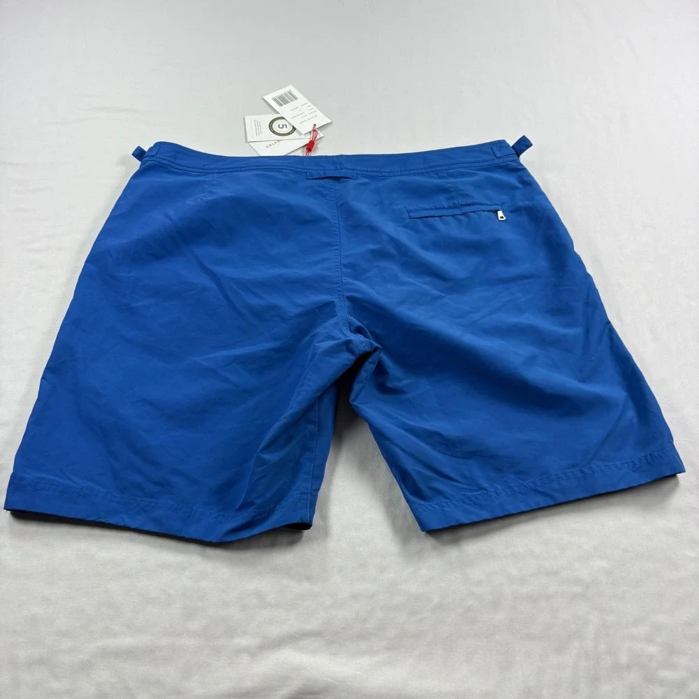 Orlebar Brown Swim Trunks Mens Size 38 Blue Dane II Lined Bathing Suit NEW